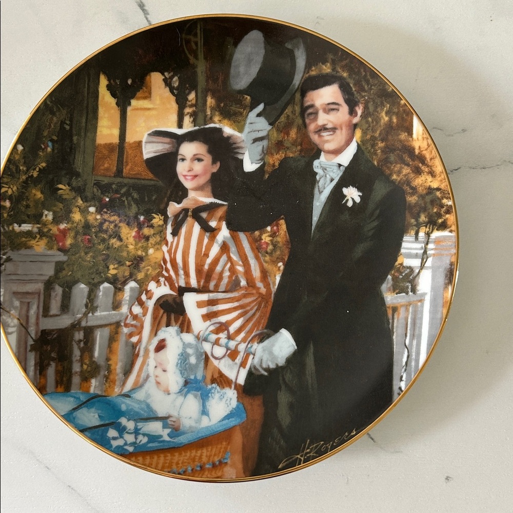 Gone With the Wind Golden Anniversary Series
“Strolling in Atlanta” plate